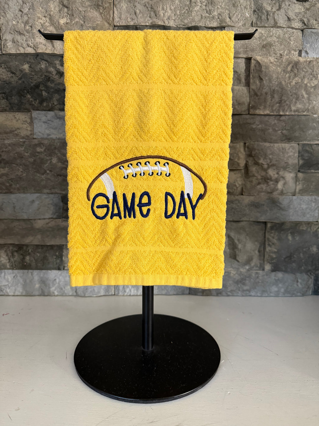 Game Day Football Towel - Embroidered Towel
