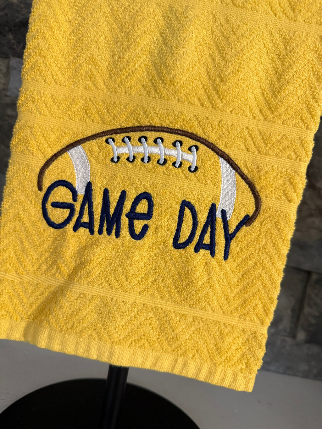 Game Day Football Towel - Embroidered Towel