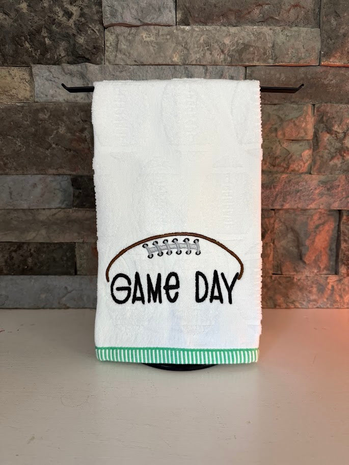 Game Day Football Towel - Embroidered Towel