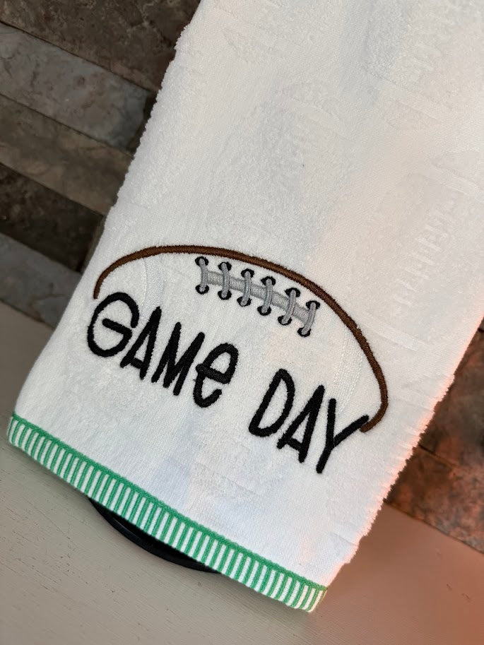 Game Day Football Towel - Embroidered Towel