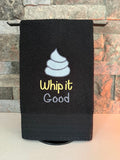 Whip It Good Embroidered Towel