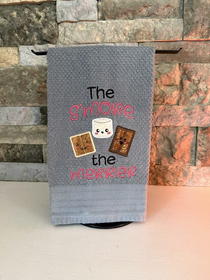 The S'more the Merrier Embroidered Towel