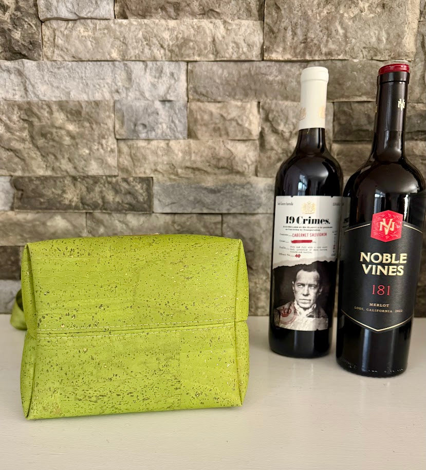 Wine Tote  - Growler Tote - Holiday Wine Tote