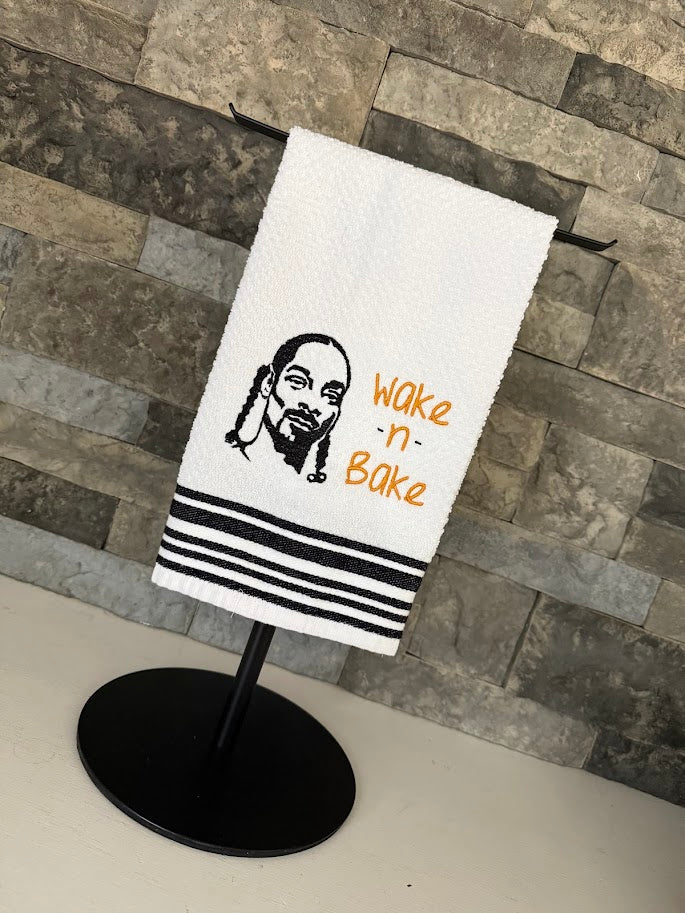 Wake 'n Bake - Embroidered Towel