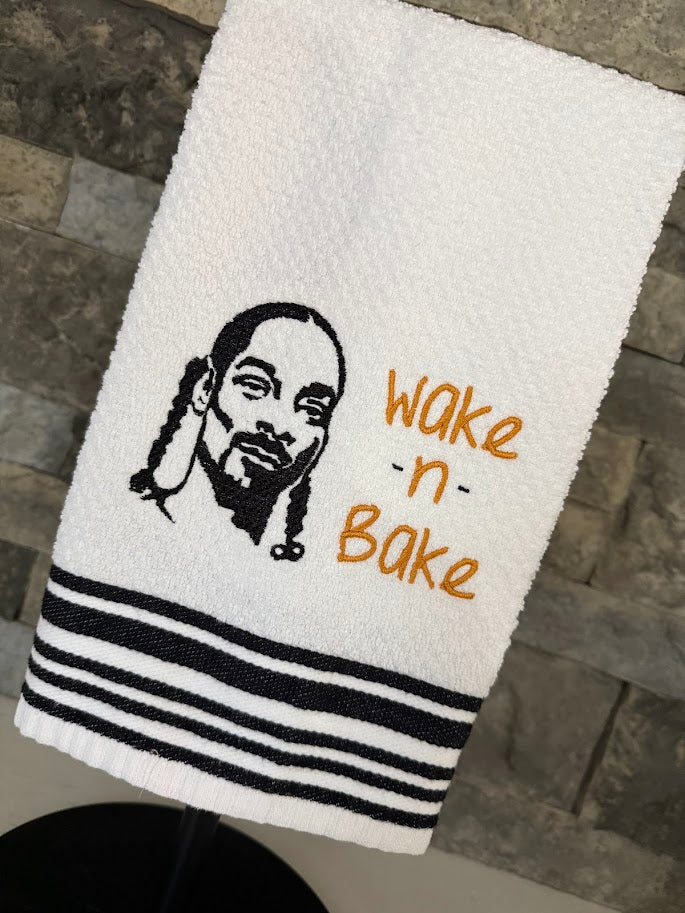 Wake 'n Bake - Embroidered Towel