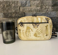 Skeletal Canvas and Cork Convertible Bag