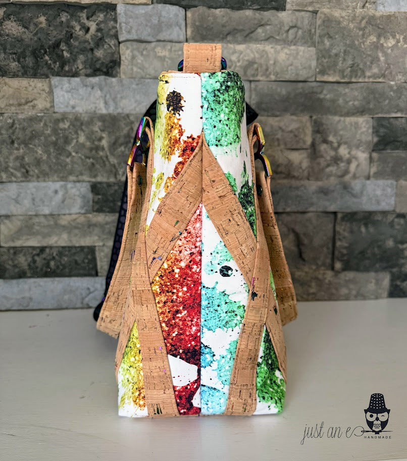Rainbow Skull Satchel