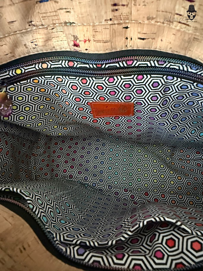 Rainbow Skull Satchel
