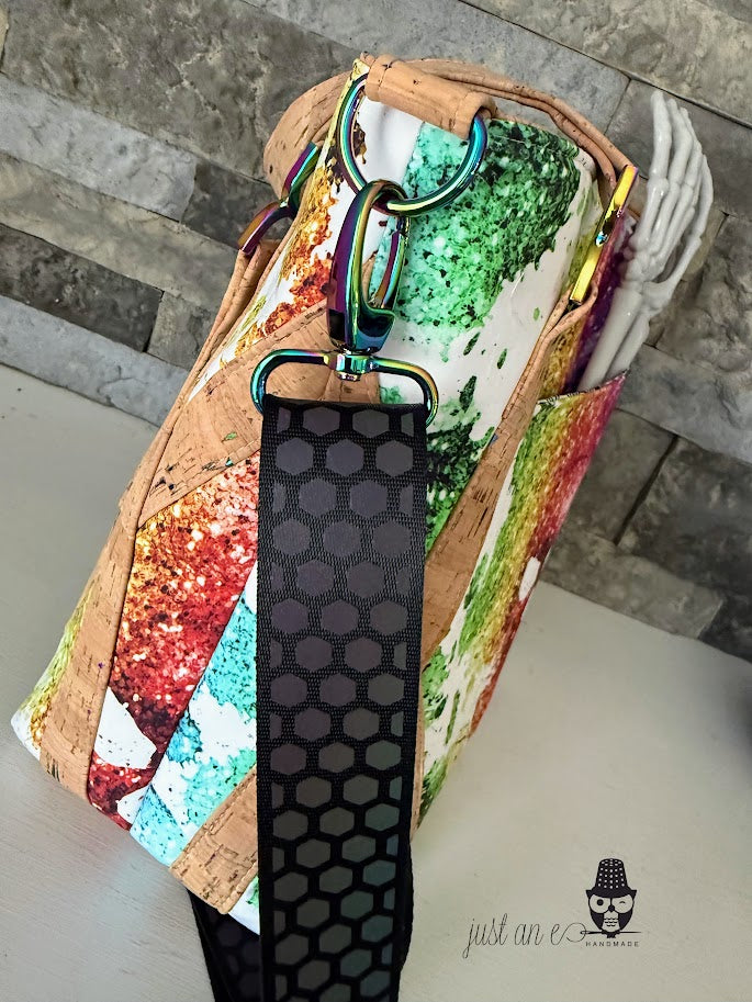 Rainbow Skull Satchel