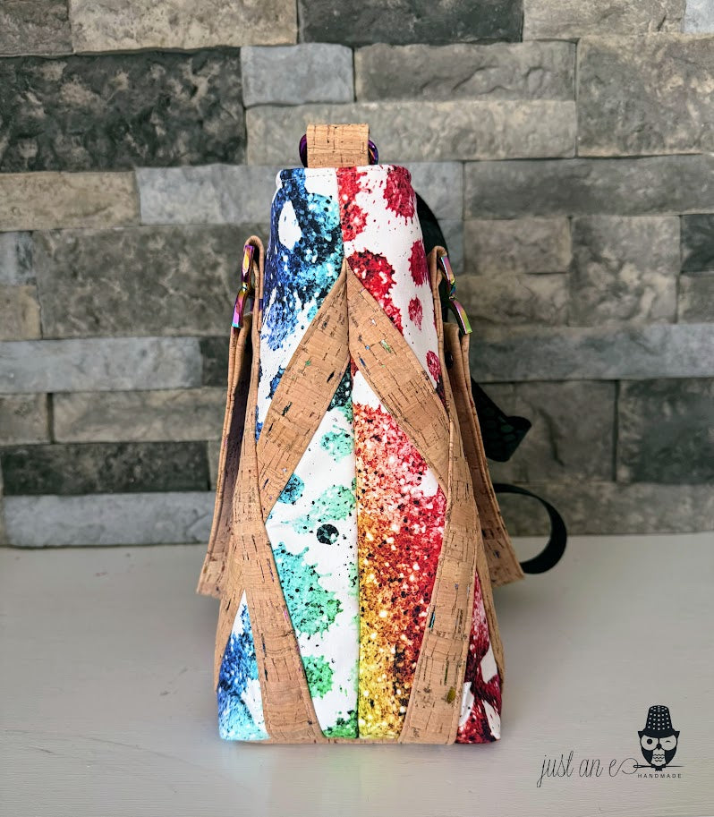 Rainbow Skull Satchel