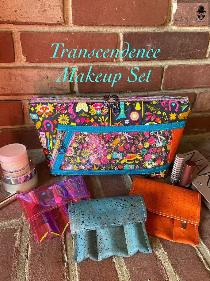 Transcendence Makeup Set PDF Sewing Pattern: Palette Bag & Lip Caddy - A PDF Pattern (Digital Download)