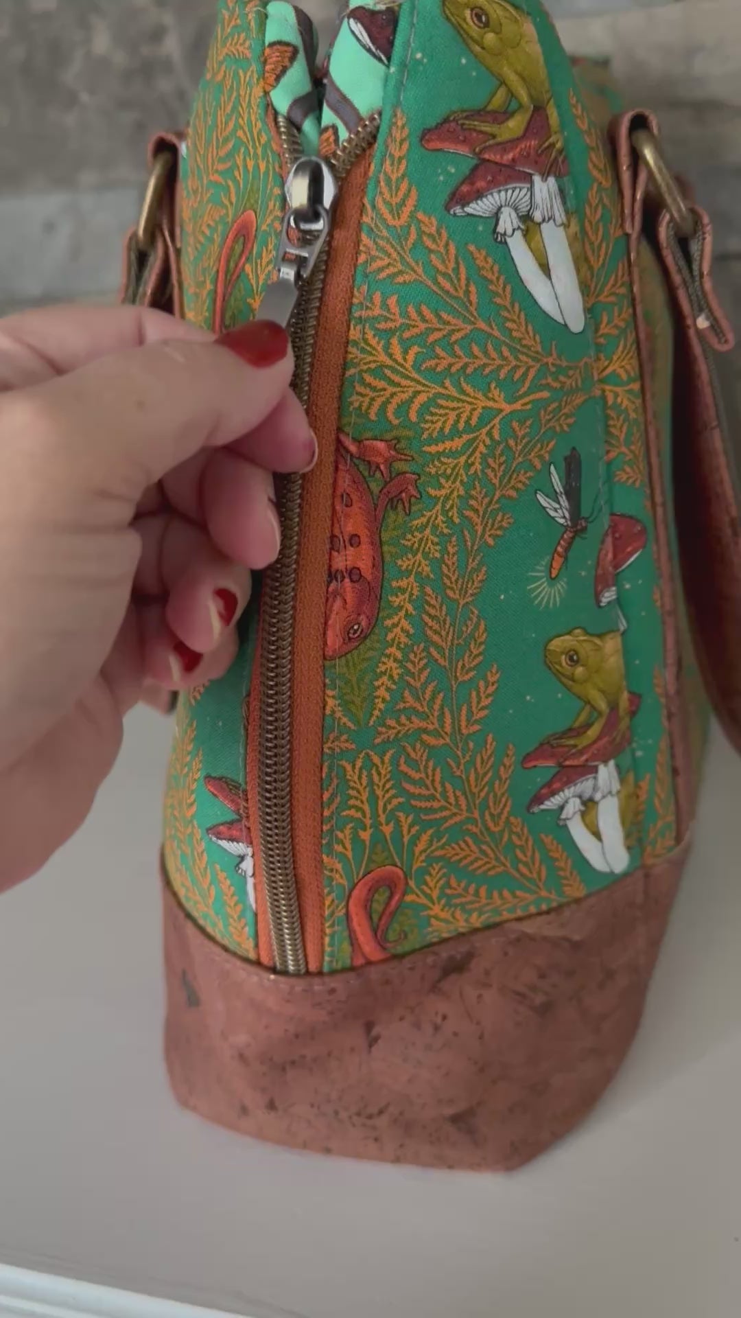 At the Pond Expandable Handbag